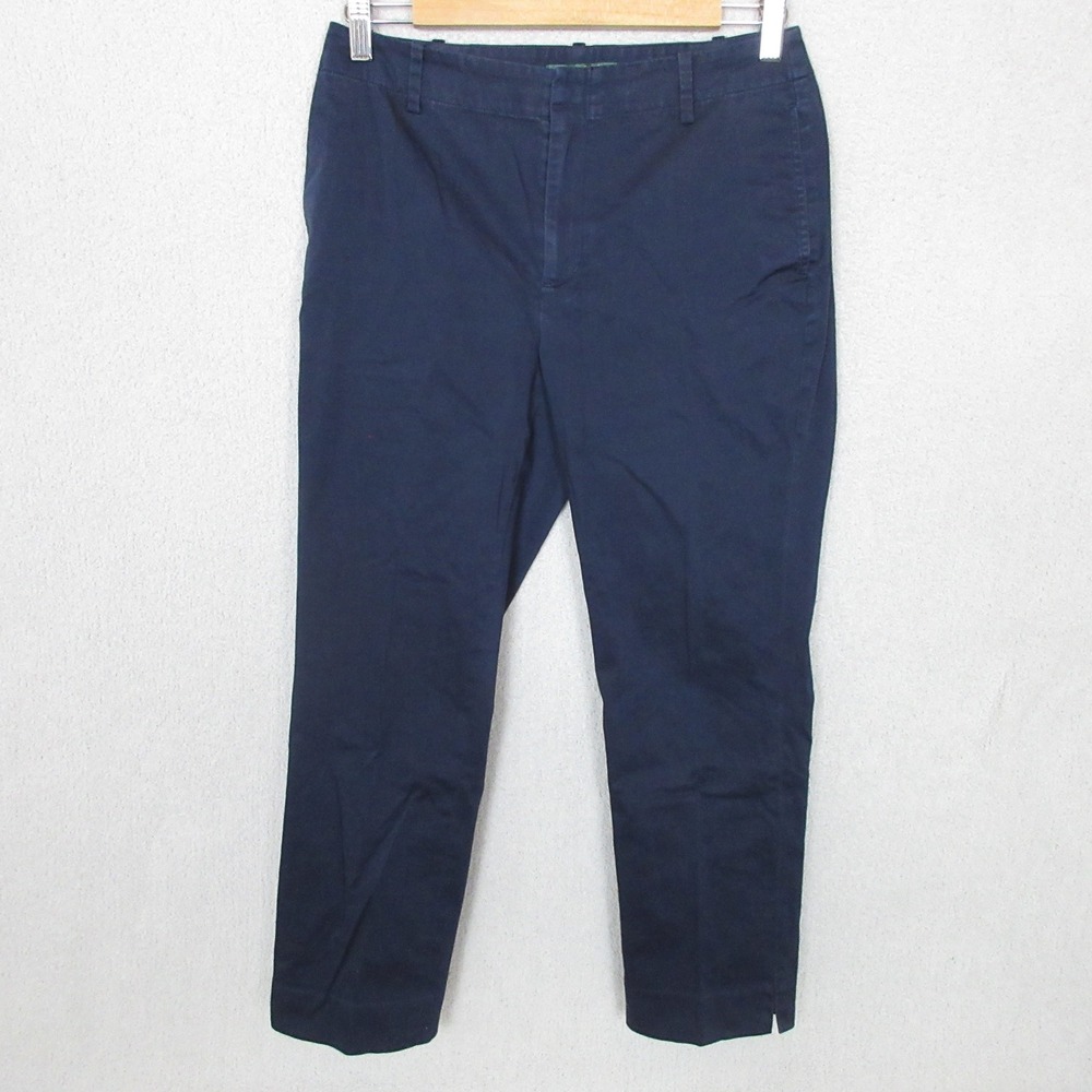Lauren Ralph Lauren Petite Navy Blue Chino Pants Women's Size 6P